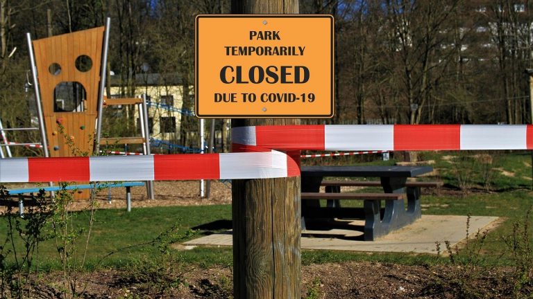 Closed Park due to Covid19
